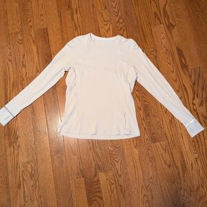 Lululemon Athletica Cream Long Sleeve Top